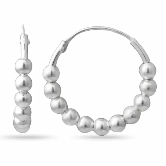 19,5 mm Creoler øreringe i sølv