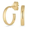 11 mm halvcreoler i 8 karat guld