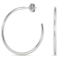 33 mm halvcreoler i sølv