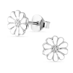 6,5 mm marguerit ørestikker i sølv - Maggie