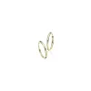 20 mm Scrouples creoler i 8 karat guld