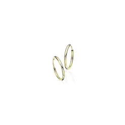 20 mm Scrouples creoler i 8 karat guld