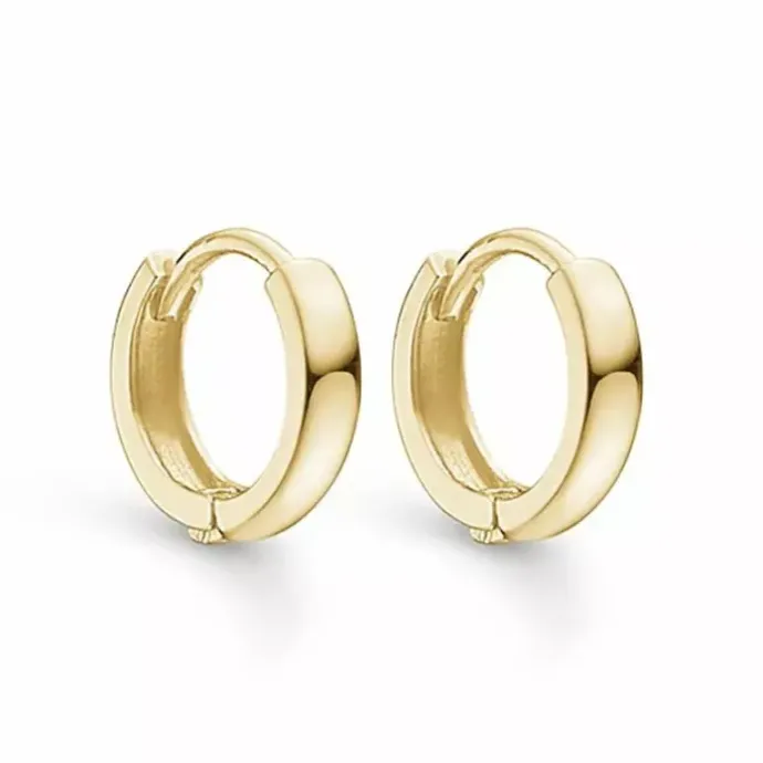 10 mm Støvring Design creoler i 8 karat guld