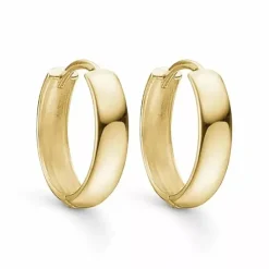15 mm Støvring Design creoler i 8 karat guld