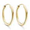 20 mm Støvring Design creoler i 8 karat guld