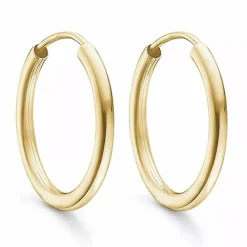 20 mm Støvring Design creoler i 8 karat guld