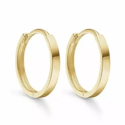 15 mm Støvring Design creoler i 8 karat guld