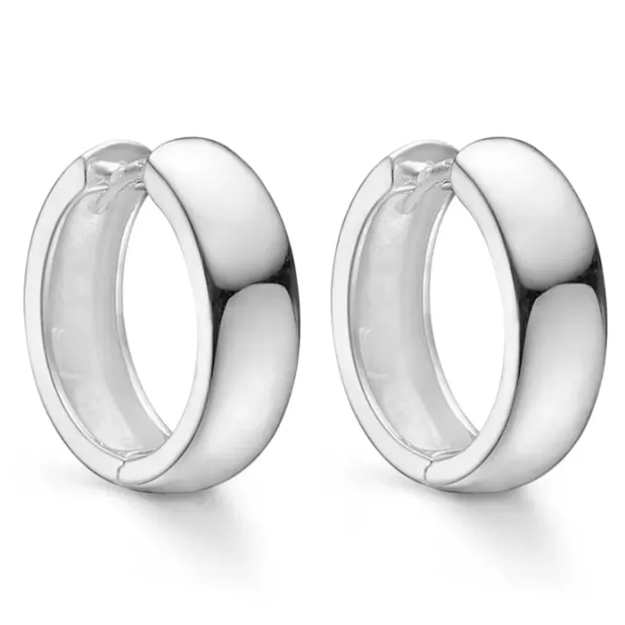 18 mm Støvring Design creoler i sølv