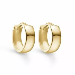 10 mm Støvring Design creoler i 8 karat guld
