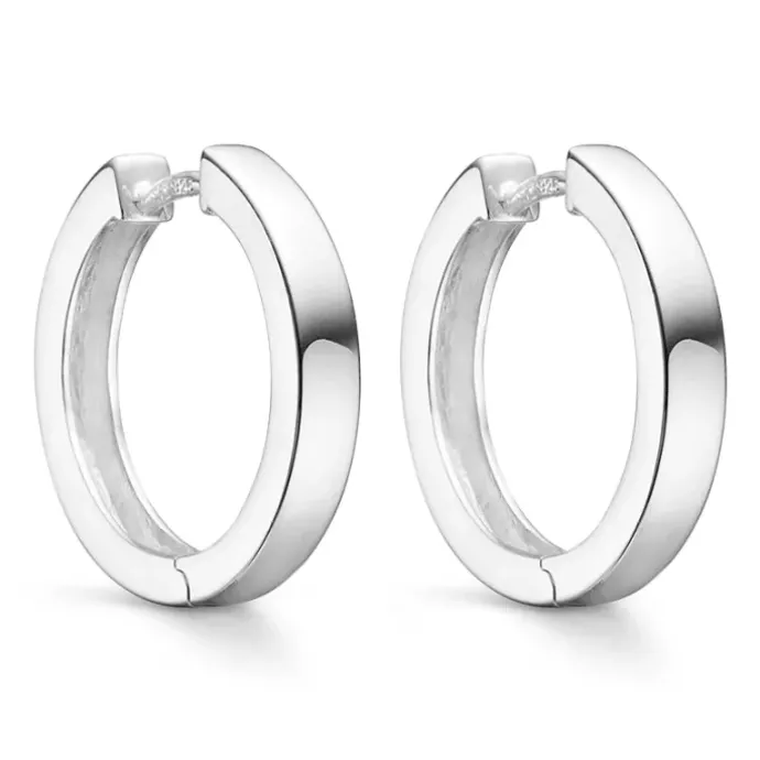 20 mm Støvring Design creoler i sølv