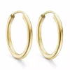 20 mm Støvring Design creoler i 14 karat guld