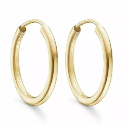 20 mm Støvring Design creoler i 14 karat guld