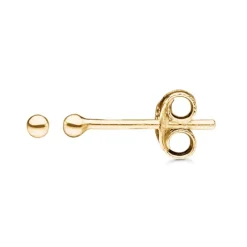 2 mm Støvring Design kugle øreringe i 8 karat guld