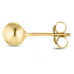 1/2 par 5 mm øreringe i 9 karat guld