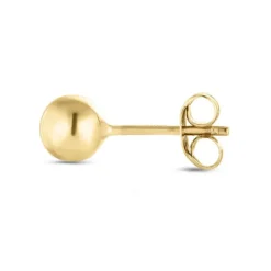 1/2 par 2 mm øreringe i 9 karat guld