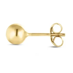 1/2 par 3 mm øreringe i 9 karat guld