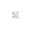 1 x 0,16 ct diamant solitaireørestik i 14 karat hvidguld med diamant
