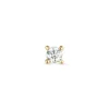 1 x 0,05 ct solitaireørestik i 14 karat guld med diamant
