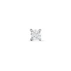 1 x 0,05 ct solitaireørestik i 14 karat hvidguld med diamant