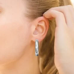 6 x 32 mm vandfaste halvcreoler i stål - OCEANA