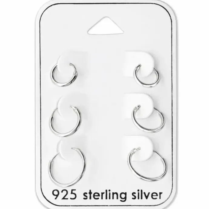 8 x 10 x 12 mm creoler i sølv