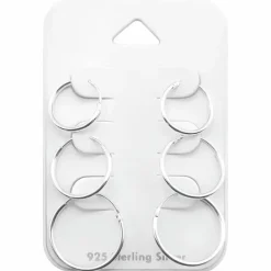 12 x 14 x 16 mm creoler i sølv