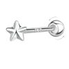Stjerne helix piercing i sølv