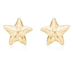Studio Z Starfish Lustre ørestikker i forgyldt sølv