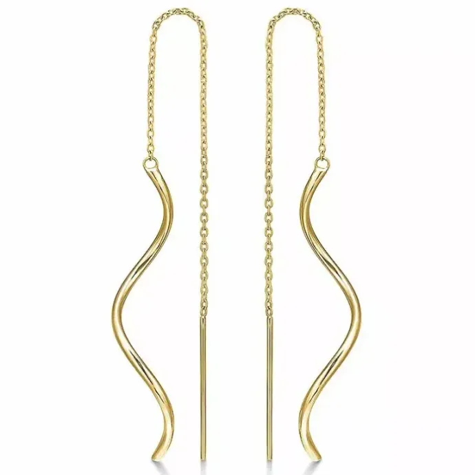 Støvring Design ørehænger i 9 karat guld