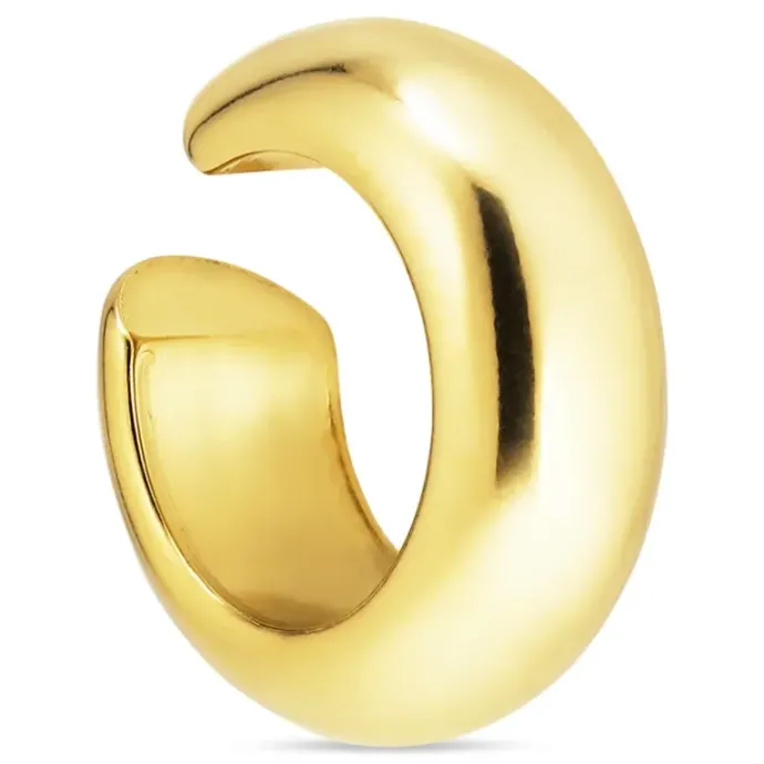 Vandfaste ear cuff i forgyldt stål - OCEANA