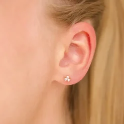 Vandfaste helix piercing i forgyldt stål - OCEANA